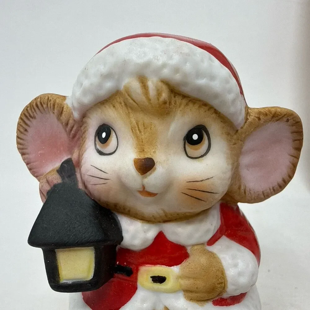 VTG Christmas Anthropomorphic Mice Mouse Salt Pepper Shakers 70s PWF Taiwan Cute
